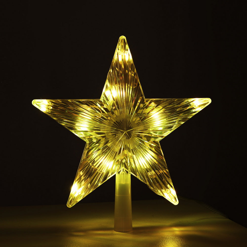 Jingle Jollys Christmas Tree Topper Star RGB LED Xmas Decor 80 Modes