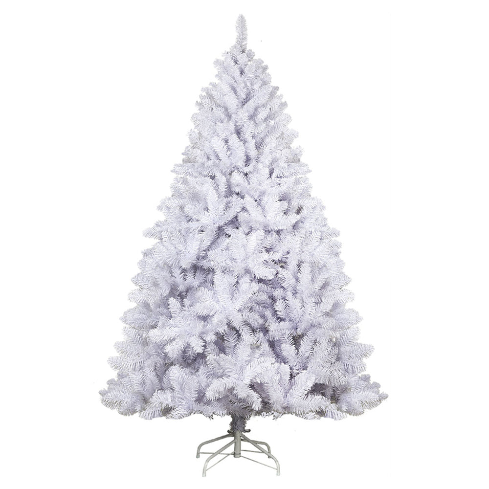 Jingle Jollys Christmas Tree 2.1m 1000 White Tips Xmas Tree