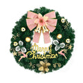 Jingle Jollys Christmas Wreath 60CM Garland Flowers Baubles Party