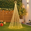 Jingle Jollys Solar Christmas Tree 3.6m 800 LED Net Lights Xmas Trees
