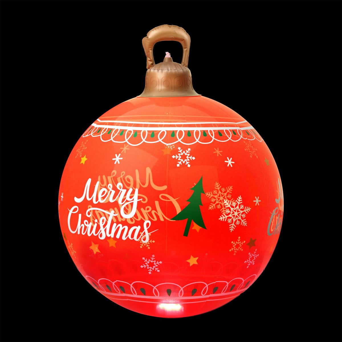 Jingle Jollys Christmas Inflatable Ball 60cm Led Illuminated Xmas