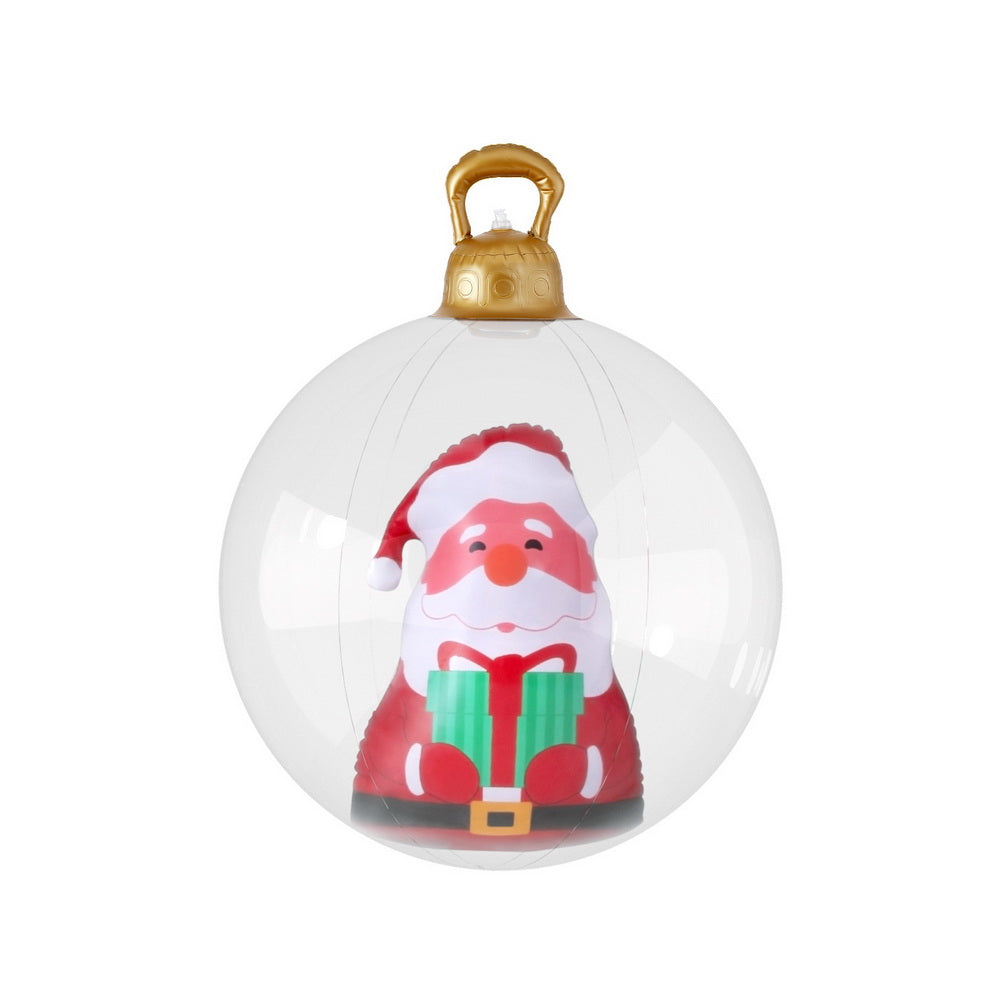 Jingle Jollys Christmas Inflatable Ball 60cm Santa Decoration