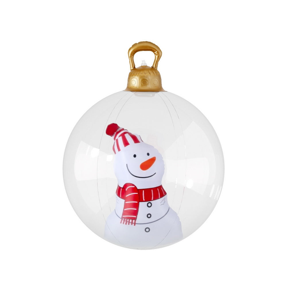 Jingle Jollys Christmas Inflatable Ball 60cm Snowman Decoration