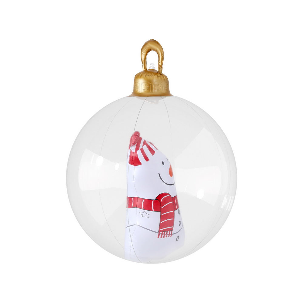 Jingle Jollys Christmas Inflatable Ball 60cm Snowman Decoration