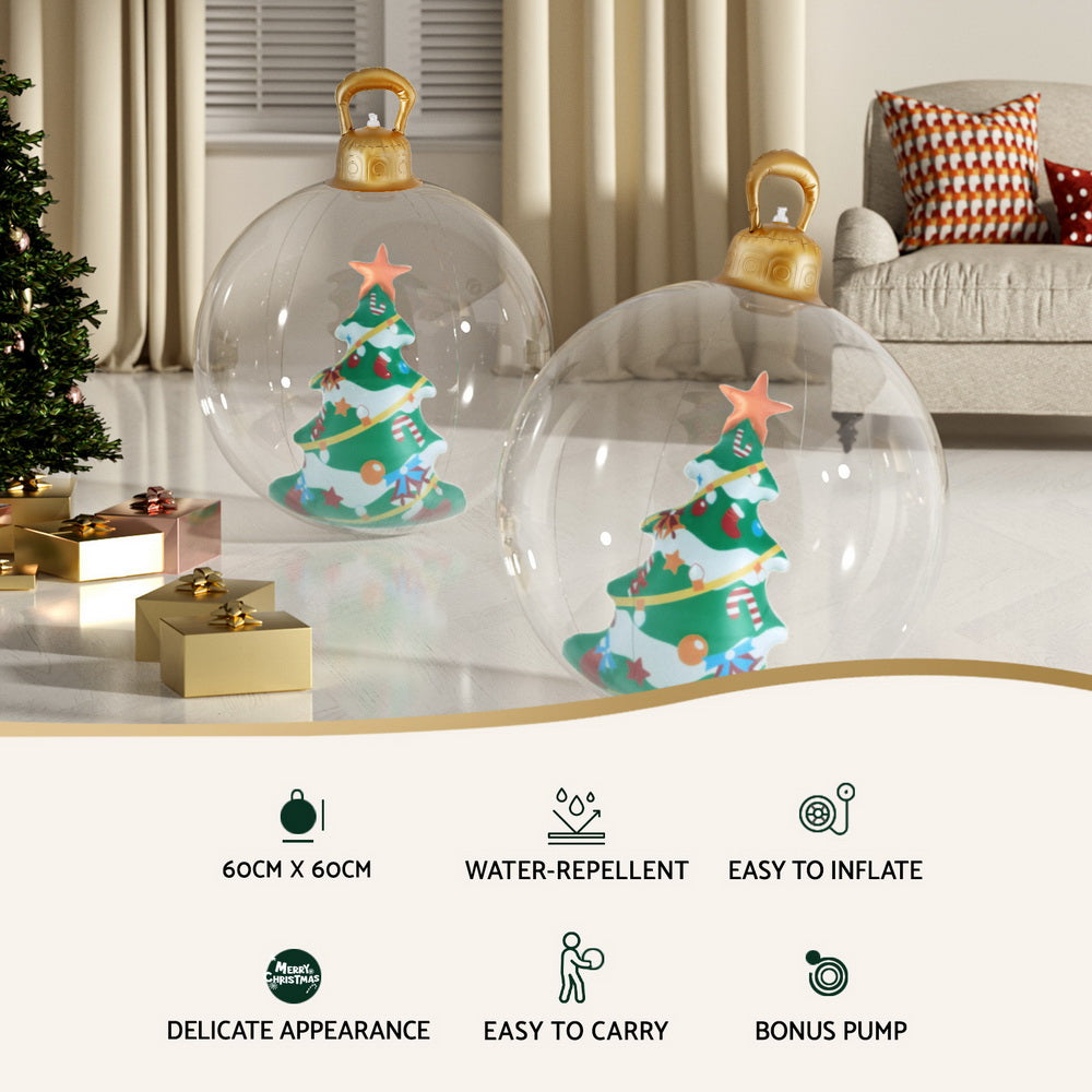 Jingle Jollys Christmas Inflatable Ball 60cm Tree Decoration Giant