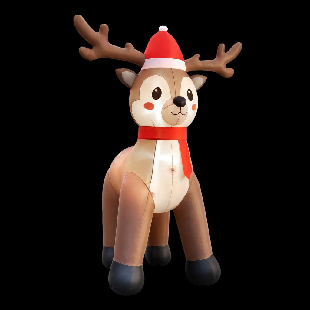 Jingle Jollys Christmas Inflatable Reindeer 2.5M Illuminated