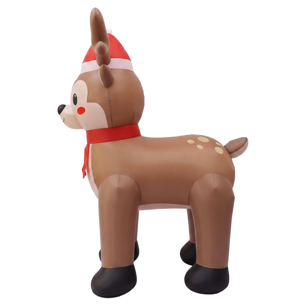 Jingle Jollys Christmas Inflatable Reindeer 2.5M Illuminated