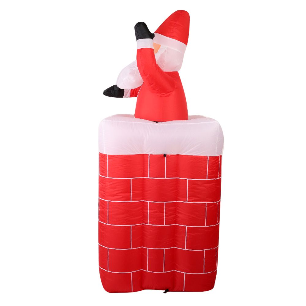 Jingle Jollys Christmas Inflatable Santa Pop Up 1.8M Illuminated