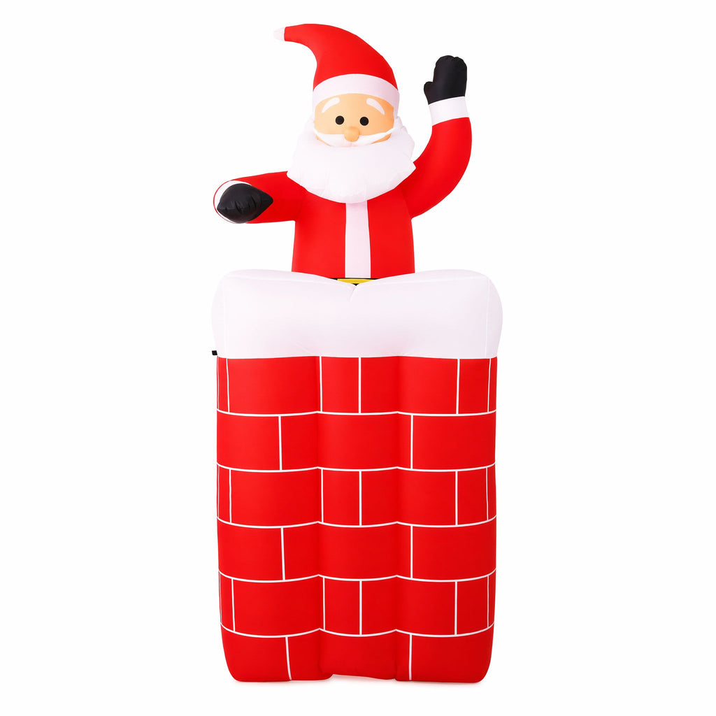 Jingle Jollys Christmas Inflatable Santa Pop Up 1.8M Illuminated