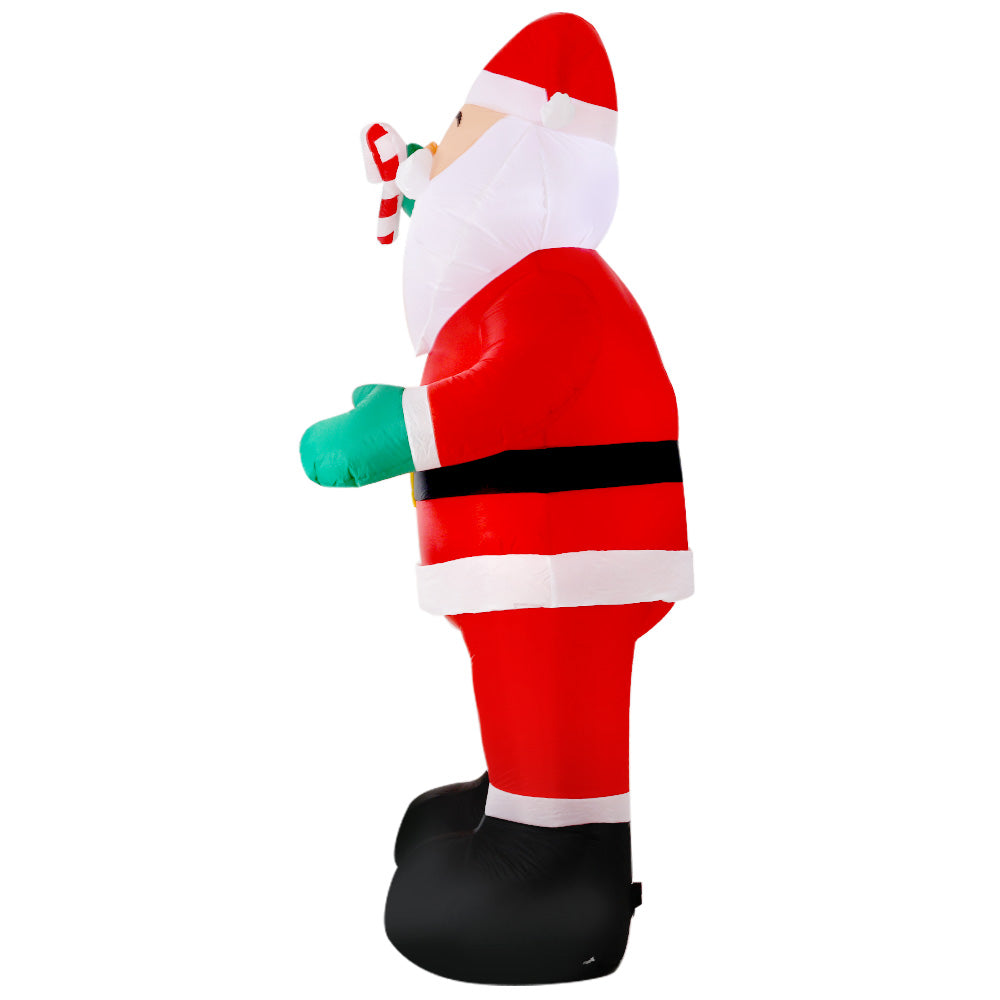 Jingle Jollys Christmas Inflatable Santa 3M Illuminated