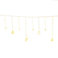 Jingle Jollys 3M Christmas Icicle Lights String Lights 138 LED Warm
