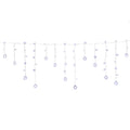 Jingle Jollys 6M Christmas Icicle Lights String Light 160 LED Solar