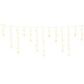 Jingle Jollys 6M Christmas Icicle Lights String Light 160 LED Solar
