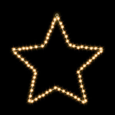 Jingle Jollys Star Light, 70 LED, 50 cm