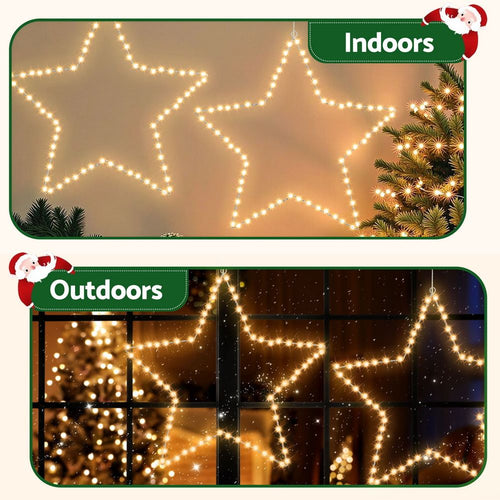 Jingle Jollys Star Light, 70 LED, 50 cm, lit up in the dark, photo 2 of 6