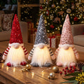 Jingle Jollys Christmas Gnomes Light Up Christmas Decorations Plush