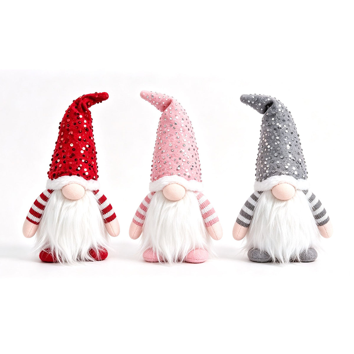 Jingle Jollys Christmas Gnomes Light Up Christmas Decorations Plush