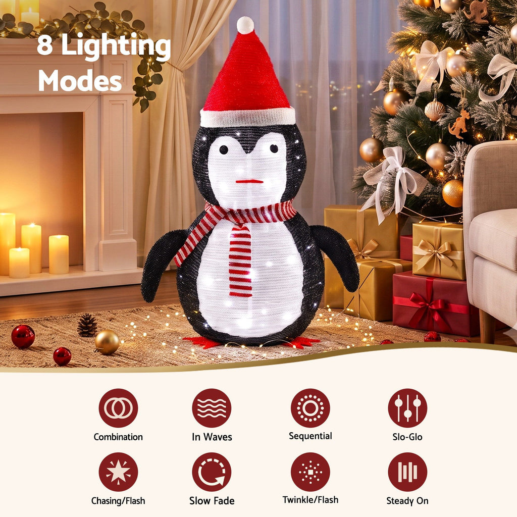 Jingle Jollys Christmas Penguin Light LED Christmas Decoration Pop Up