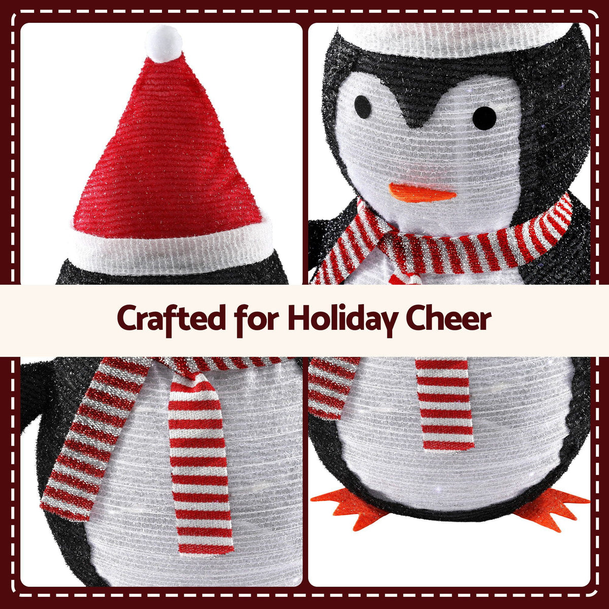 Jingle Jollys Christmas Penguin Light LED Christmas Decoration Pop Up