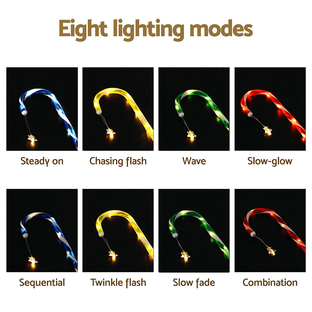 Jingle Jollys 8 PCS Christmas Lights Path Ground Light Garden