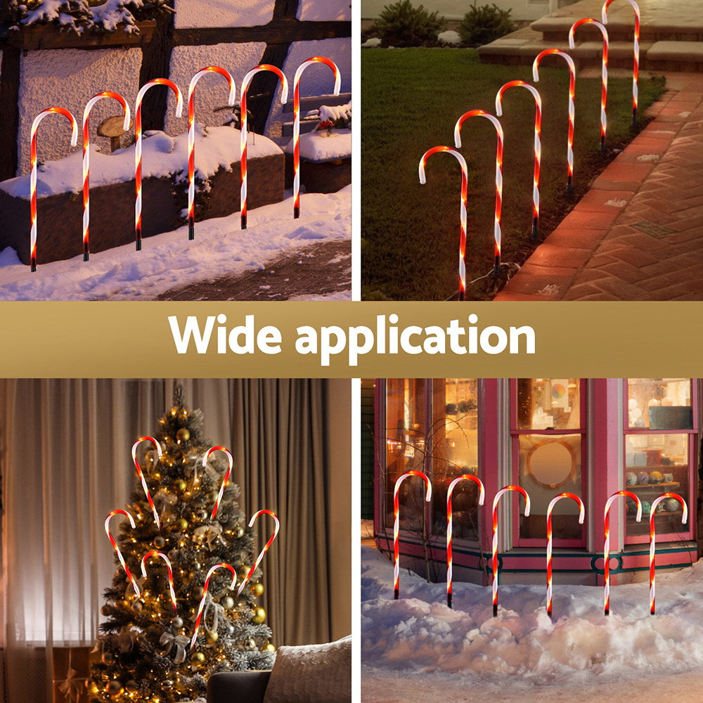 Jingle Jollys 6 PCS Christmas Lights Path Ground Light Garden