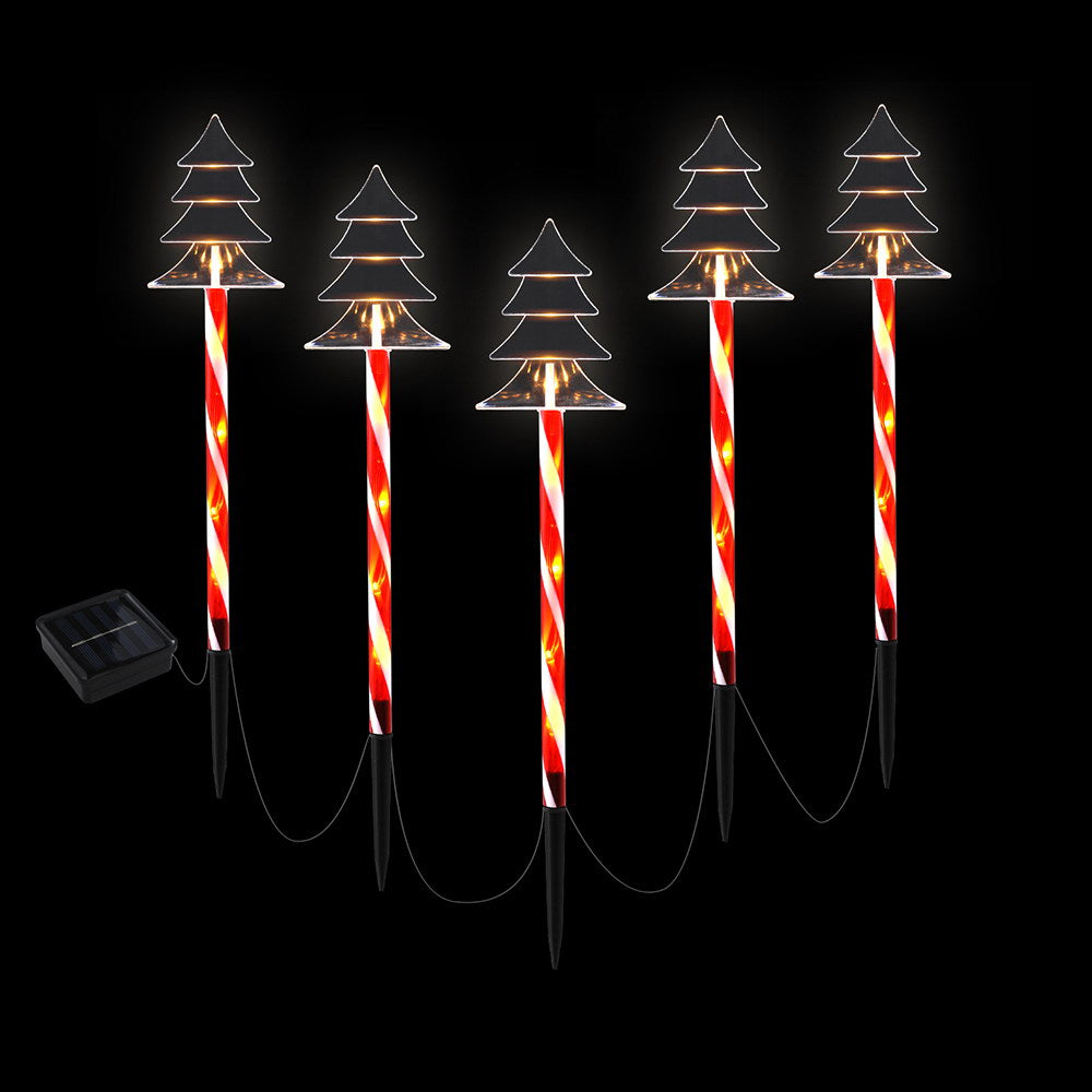 Jingle Jollys 5 PCS Christmas Lights Path Ground Light Garden