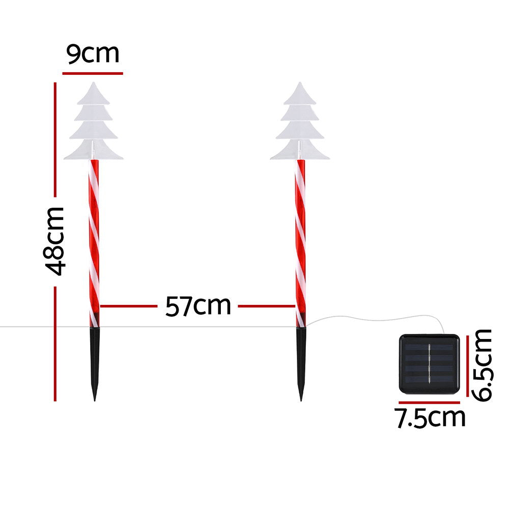 Jingle Jollys 5 PCS Christmas Lights Path Ground Light Garden