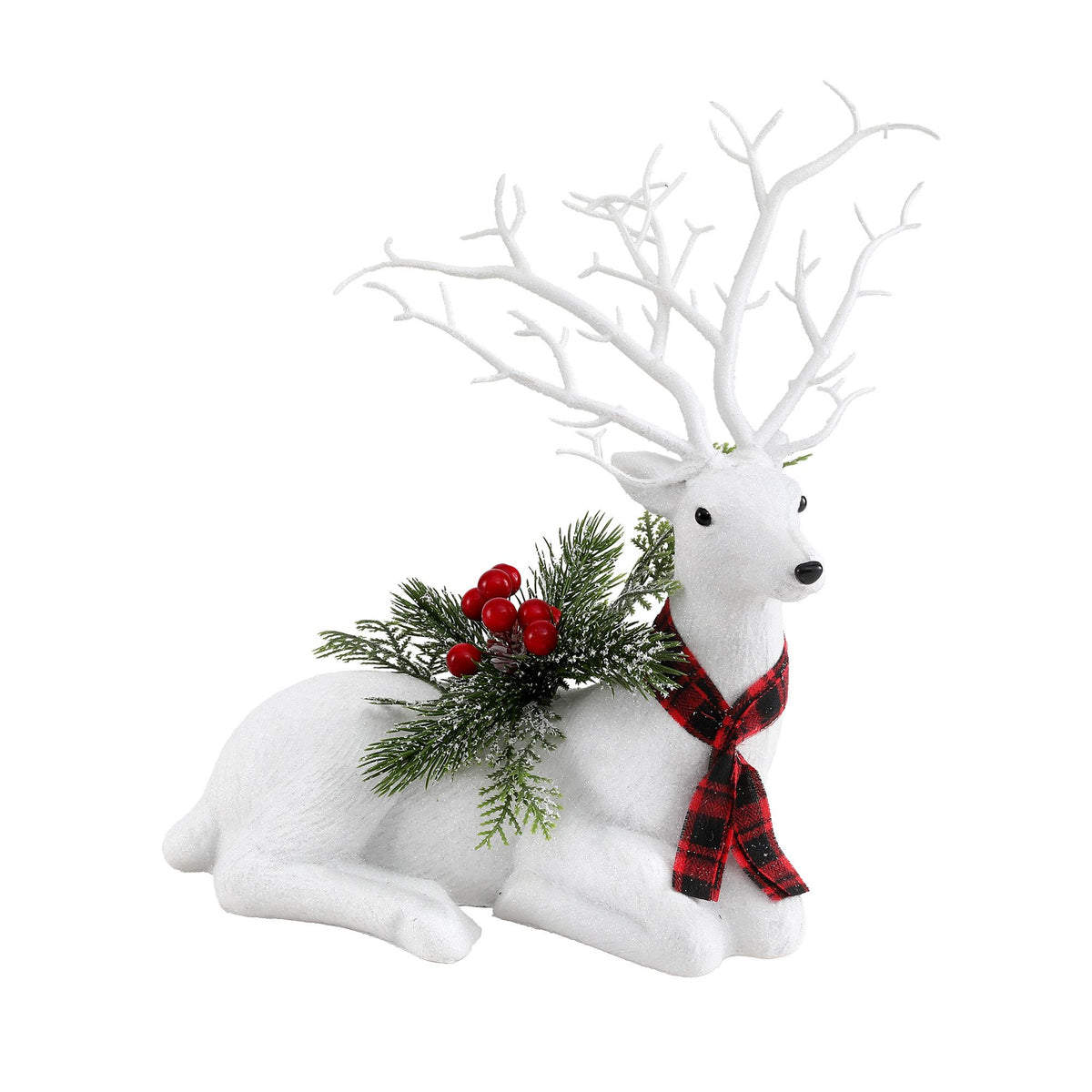 Jingle Jollys Christmas Reindeer 32cm Glitter Deer Ornaments Party