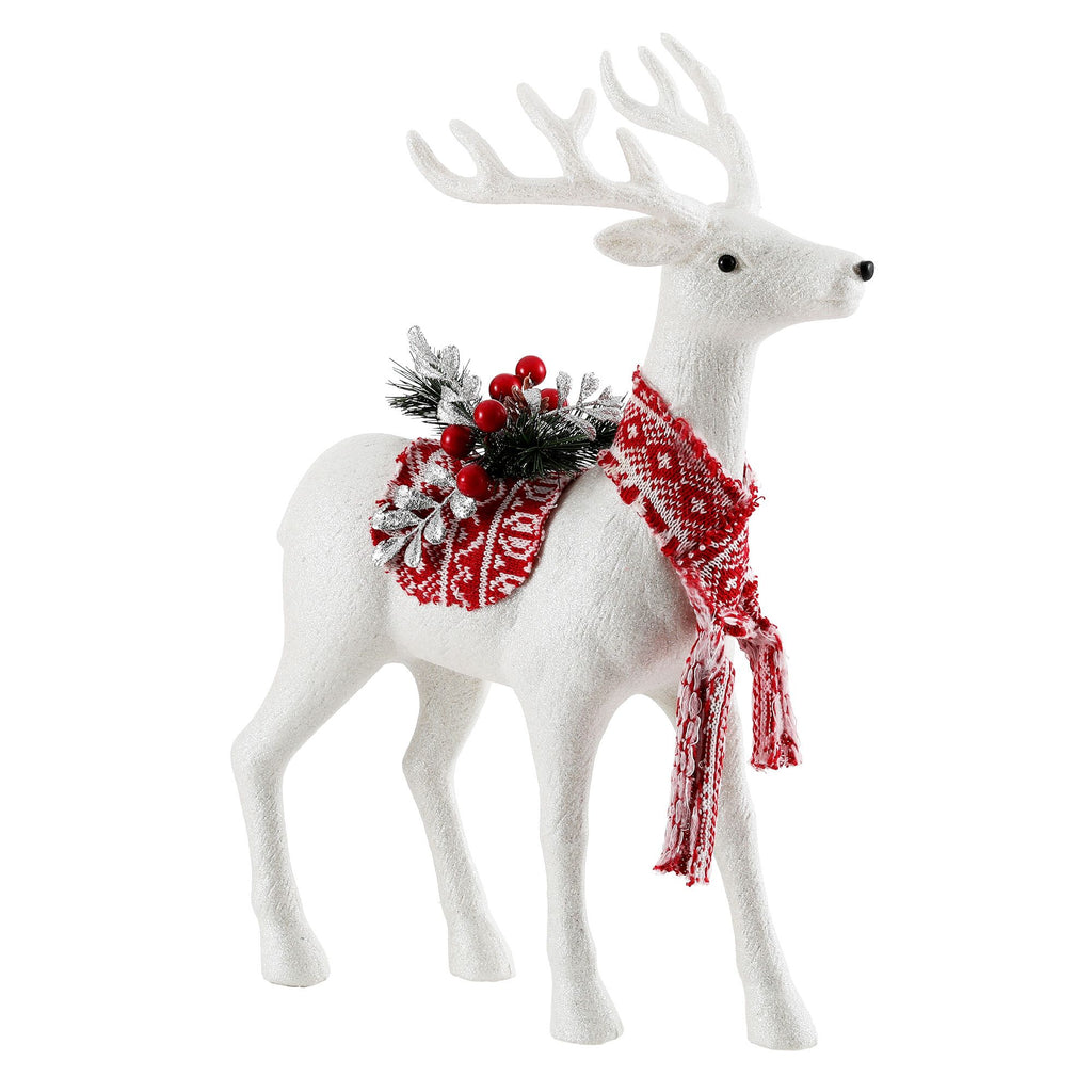 Jingle Jollys Christmas Reindeer 45cm Glitter Deer Ornaments Party