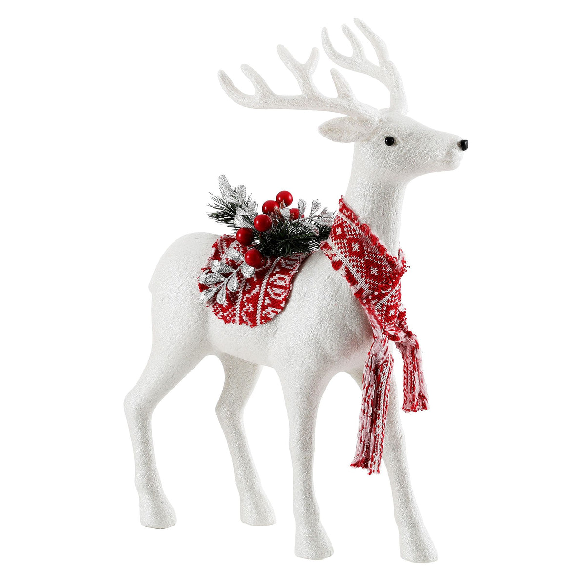 Jingle Jollys Christmas Reindeer 45cm Glitter Deer Ornaments Party