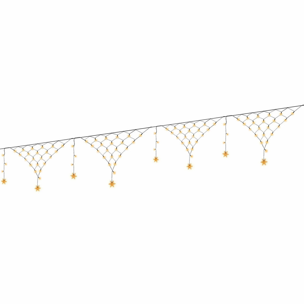 Jingle Jollys Christmas Lights Solar Fairy Lights Warm White Christmas Decorations 4m