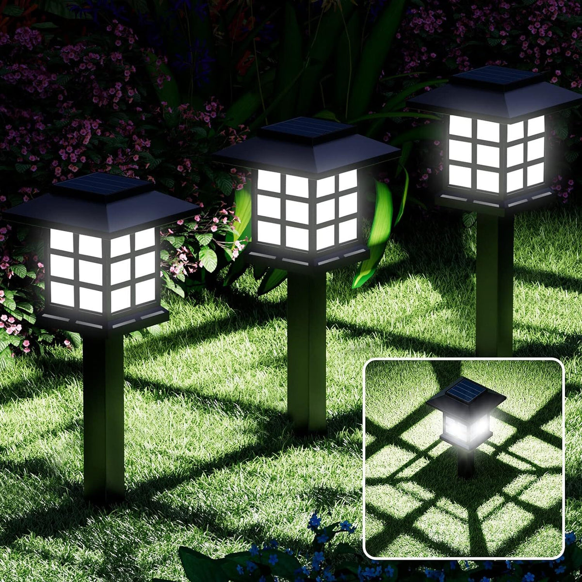 solar garden stake lights