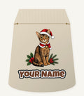 Abyssinian Christmas Personalised Santa Sack