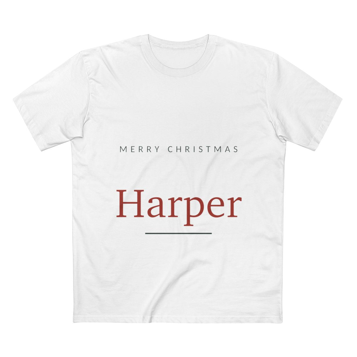 Adult Personalised Christmas Tee