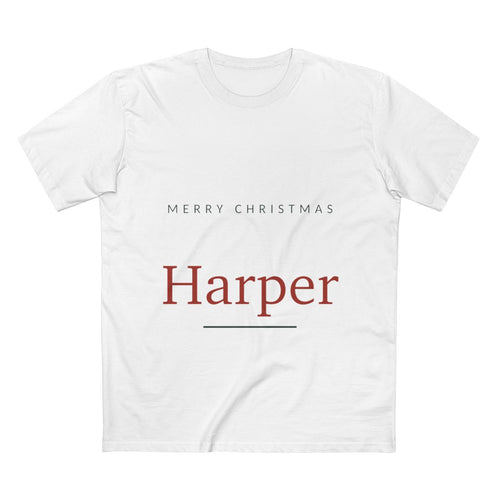 Adult Personalised Christmas Tee