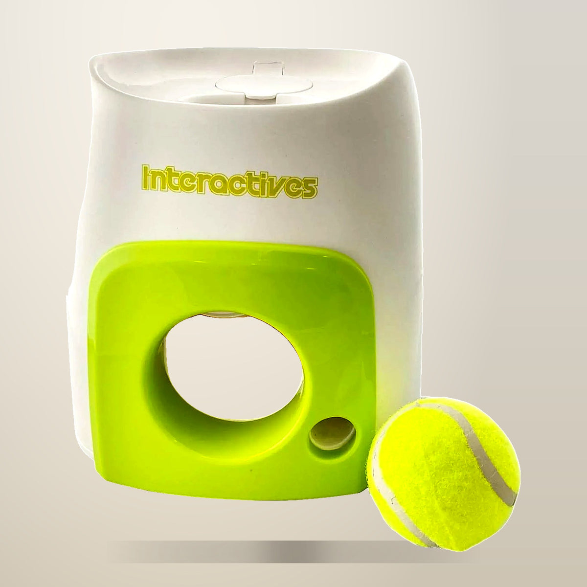 All For Paws Fetch N Treat Interactive Dog Toy, on a plain cream background