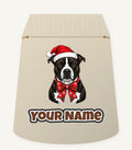 American Staffy Christmas Personalised Santa Sack