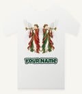 Angels With Golden Trumpets Personalised Christmas T-Shirt and Hoodie