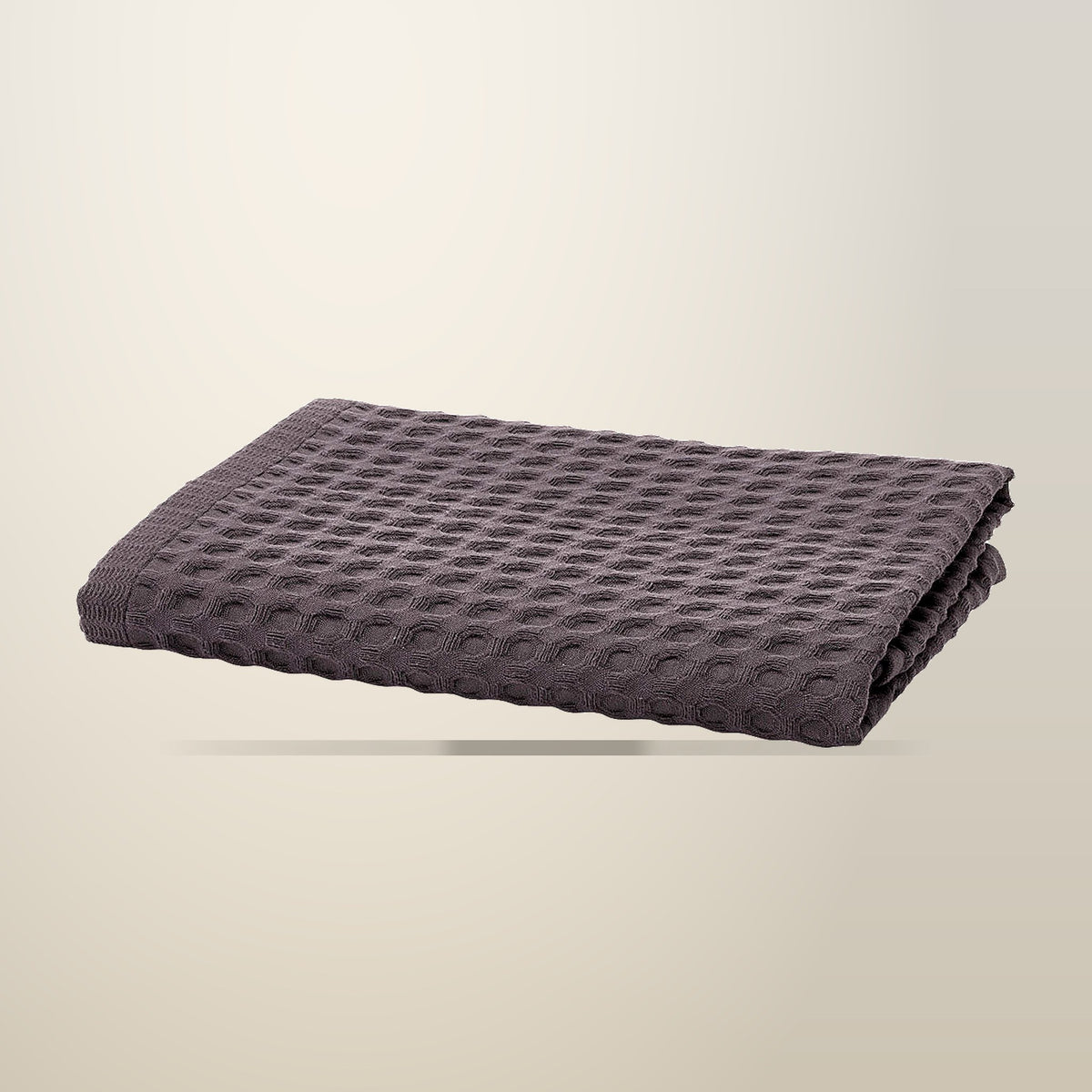 Aquanova Erin Cotton Waffle Bath Towel, 70 x 140 cm, on a plain cream background