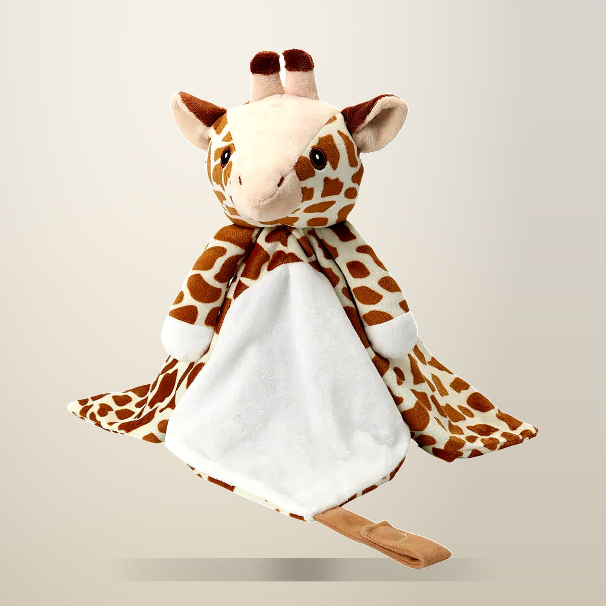 Love By Emi Aria Giraffe Musical Comforter, on a plain cream background