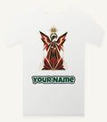 Art Deco Christmas Angel Personalised Christmas T-Shirt and Hoodie
