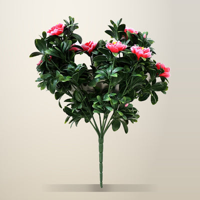 Artificial Pink Hanging Rose Stem, UV Resistant