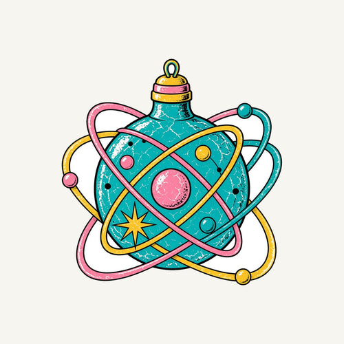 Atomic Orbit Bauble Personalised Kids Tee and Baby Bodysuit