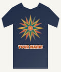 Atomic Starburst Star Personalised Kids Tee and Baby Bodysuit
