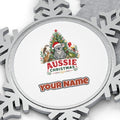 Aussie Animals Christmas Tree Personalised Pewter Christmas Ornament