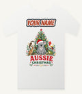 Aussie Animals Christmas Tree Personalised Christmas T-Shirt and Hoodie