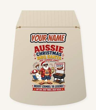 Aussie Barbie Santa Sizzle Personalised Santa Sack
