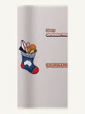 Aussie Beach Christmas Stocking Personalised Beach Towel