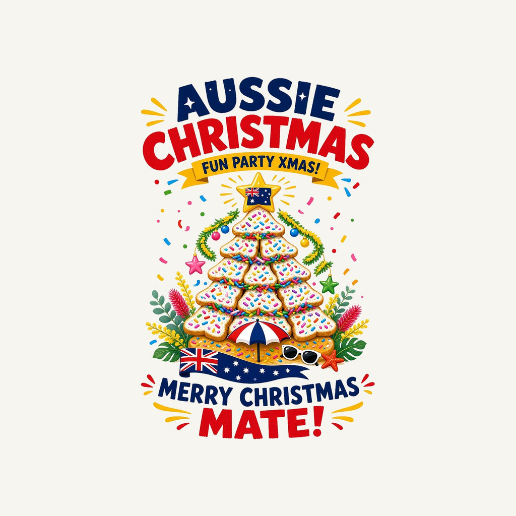 Aussie Christmas Cookie Tree Personalised Santa Sack
