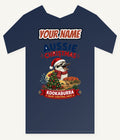 Aussie Kookaburra Christmas Personalised Kids and Baby Christmas Tee